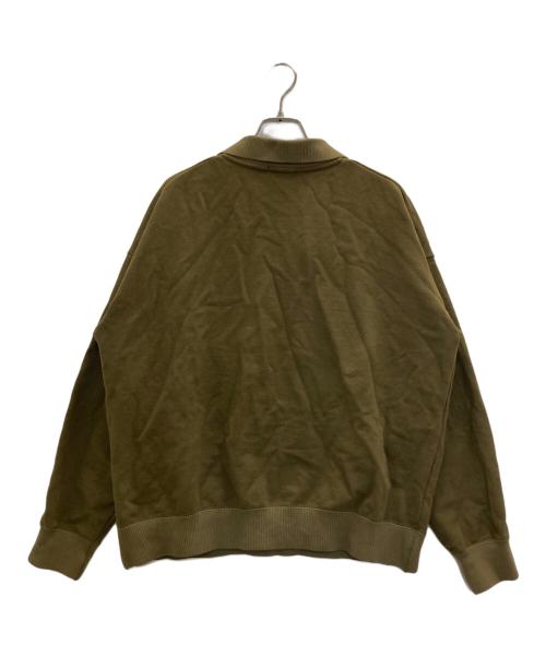 THE SHINZONE（ザ シンゾーン）THE SHINZONE (ザ シンゾーン) BEAUTY&YOUTH (ビューティーアンドユース) ディープVネック スウェットプルオーバー オリーブ サイズ:freeの古着・服飾アイテム