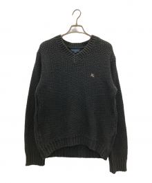 BURBERRY BLUE LABEL（バーバリー ブルー レーベル）の古着「cotton knit」｜ブラック