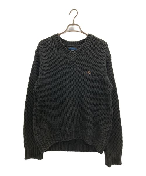 BURBERRY BLUE LABEL（バーバリー ブルー レーベル）BURBERRY BLUE LABEL (バーバリー ブルー レーベル) cotton knit ブラック サイズ:Ｍの古着・服飾アイテム
