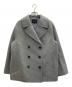UNTITLED（アンタイトル）の古着「ダブル Pコート」｜グレー
