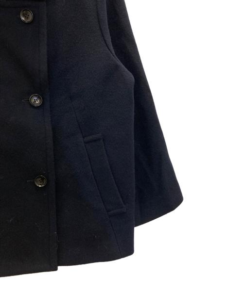 UNTITLED（アンタイトル）UNTITLED (アンタイトル) ウール2WAYショートコート ネイビー サイズ:44の古着・服飾アイテム