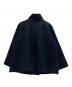 UNTITLED (アンタイトル) ウール2WAYショートコート ネイビー サイズ:44：9000円