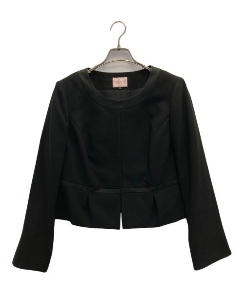 SOIRPERLE（ソワール ペルル）SOIRPERLE (ソワール ペルル) セレモニーセットアップ ブラック サイズ:17の古着・服飾アイテム