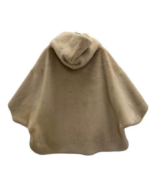 LOU ANDREA（ルーアンドレア）LOU ANDREA (ルーアンドレア) LOUFOOD FUR COAT アイボリー サイズ:Sの古着・服飾アイテム