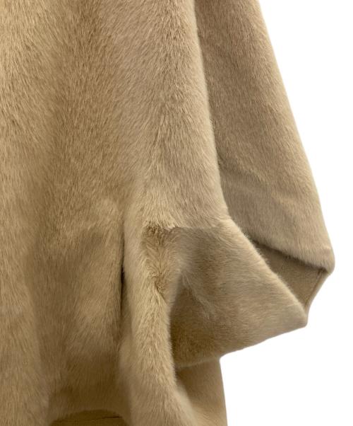 LOU ANDREA（ルーアンドレア）LOU ANDREA (ルーアンドレア) LOUFOOD FUR COAT アイボリー サイズ:Sの古着・服飾アイテム