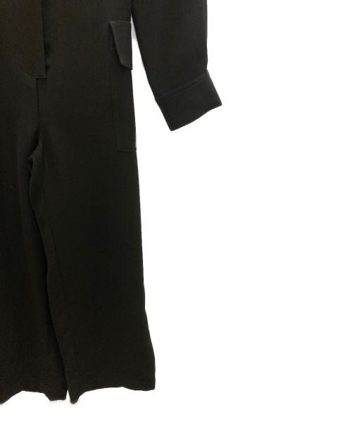 THE PAUSE（ザポーズ）THE PAUSE (ザポーズ) ダブルクロスジャンプスーツ ブラック サイズ:FREEの古着・服飾アイテム