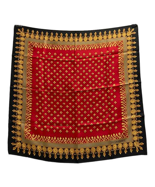 Yves Saint Laurent（イヴサンローラン）Yves Saint Laurent (イヴサンローラン) スカーフ ブラックの古着・服飾アイテム