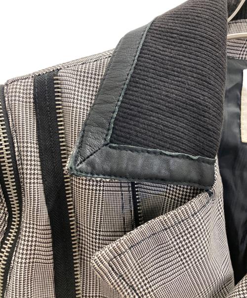 DIESEL（ディーゼル）DIESEL (ディーゼル) G/C ダブルライダースジャケット グレー サイズ:表記なしの古着・服飾アイテム