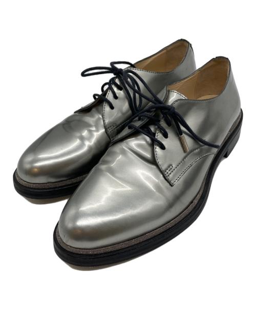 JIMMY CHOO（ジミーチュウ）JIMMY CHOO (ジミーチュウ) パテントレザーシューズ シルバー サイズ:SIZE 24.5cmの古着・服飾アイテム