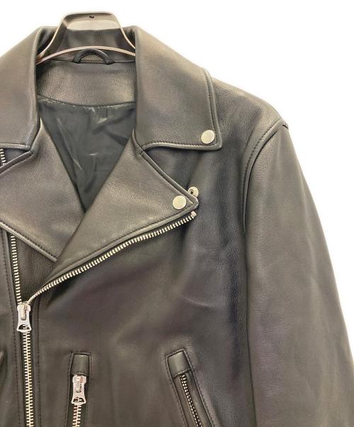 Acne studios（アクネ ストゥディオズ）Acne studios (アクネ ストゥディオス) ダブルライダースジャケット ブラック サイズ:44の古着・服飾アイテム