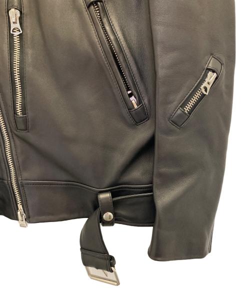 Acne studios（アクネ ストゥディオズ）Acne studios (アクネ ストゥディオス) ダブルライダースジャケット ブラック サイズ:44の古着・服飾アイテム