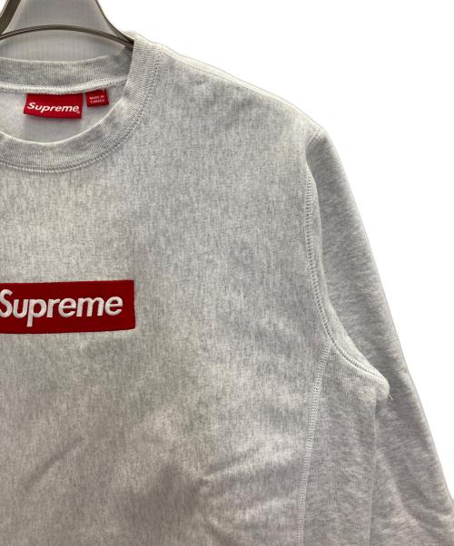 SUPREME（シュプリーム）SUPREME (シュプリーム) Box Logo Crewneck/ボックスロゴスウェット グレー サイズ:Mの古着・服飾アイテム