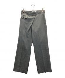 H BEAUTY&YOUTH（エイチ ビューティー&ユース）の古着「スラックスパンツ」｜グレー