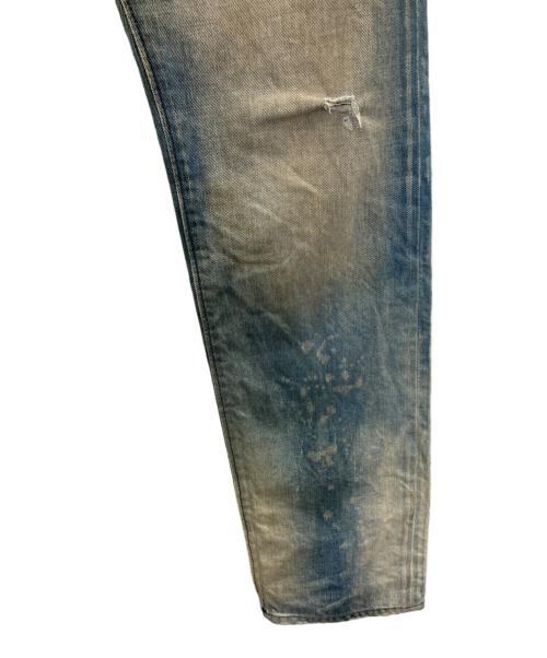 DIESEL（ディーゼル）DIESEL (ディーゼル) ダメージデニムパンツ ブルー サイズ: 78.5cm (W31)の古着・服飾アイテム