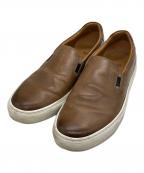 BOSSボス）の古着「スリッポン」｜ブラウン