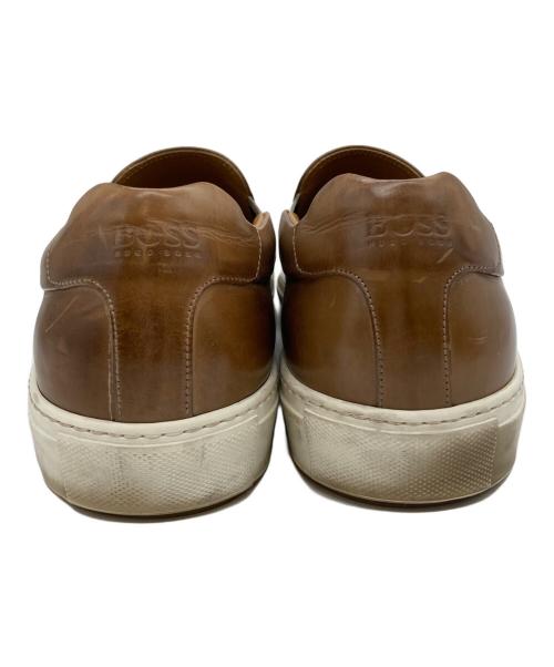 BOSS（ボス）BOSS (ボス) スリッポン ブラウン サイズ:26.5の古着・服飾アイテム