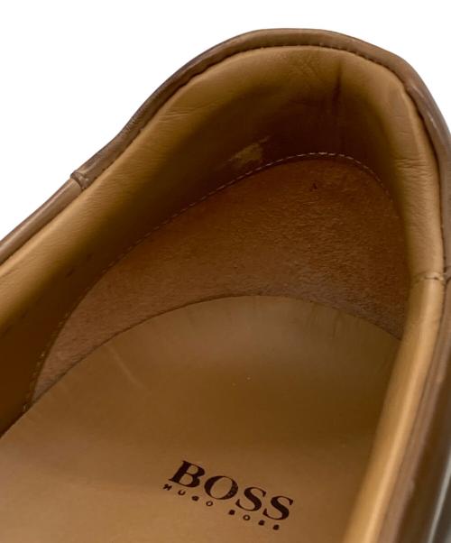 BOSS（ボス）BOSS (ボス) スリッポン ブラウン サイズ:26.5の古着・服飾アイテム