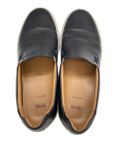 BOSS（ボス）BOSS (ボス) スリッポン ブラック サイズ:26.5の古着・服飾アイテム