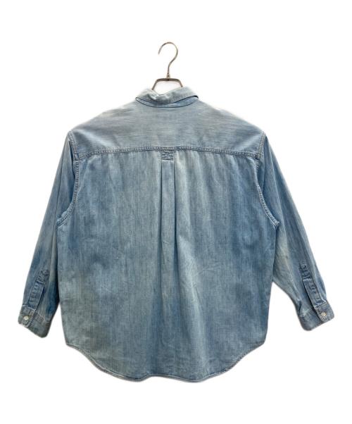 Calvin Klein Sports（カルバンクラインスポーツ）Calvin Klein Sports (カルバンクラインスポーツ) デニムシャツ ブルー サイズ:SIZE Lの古着・服飾アイテム