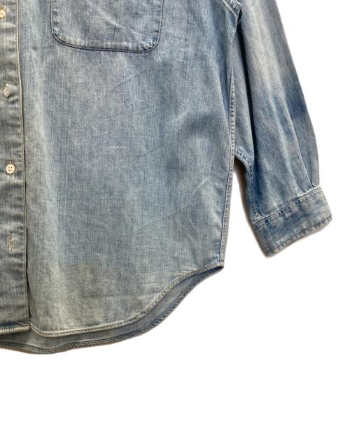 Calvin Klein Sports（カルバンクラインスポーツ）Calvin Klein Sports (カルバンクラインスポーツ) デニムシャツ ブルー サイズ:SIZE Lの古着・服飾アイテム