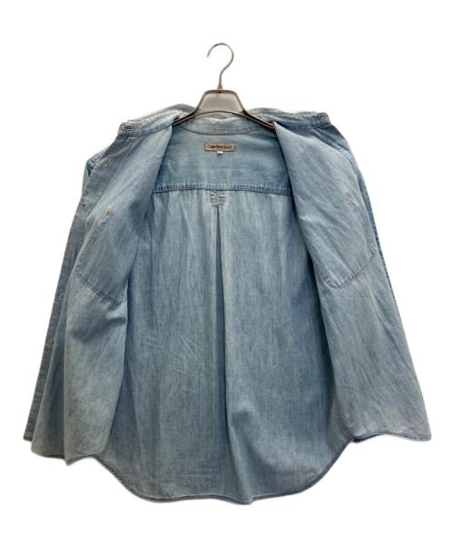 Calvin Klein Sports（カルバンクラインスポーツ）Calvin Klein Sports (カルバンクラインスポーツ) デニムシャツ ブルー サイズ:SIZE Lの古着・服飾アイテム