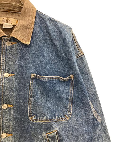 CORNICHE（コーニッシュ）CORNICHE (コーニッシュ) カバーオール インディゴ サイズ:表記なしの古着・服飾アイテム