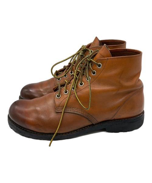 RED WING（レッドウィング）RED WING (レッドウィング) クラシックワーク ラウンドトゥ ブーツ ゴールドラセットセコイア ブラウン サイズ:SIZE 27cmの古着・服飾アイテム