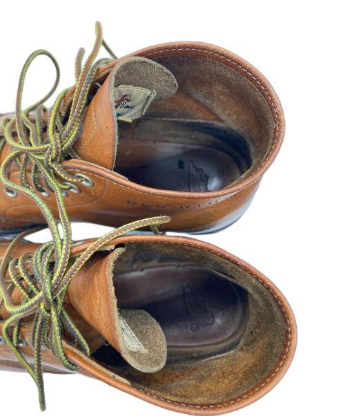 RED WING（レッドウィング）RED WING (レッドウィング) クラシックワーク ラウンドトゥ ブーツ ゴールドラセットセコイア ブラウン サイズ:SIZE 27cmの古着・服飾アイテム