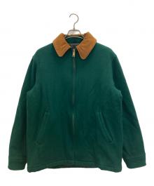 WOOLRICH（ウールリッチ）の古着「80s wool corduroy collar jacket」｜グリーン