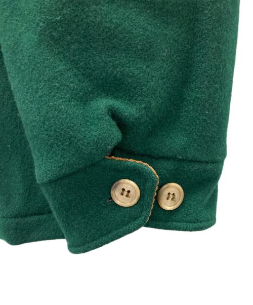 WOOLRICH（ウールリッチ）WOOLRICH (ウールリッチ) 80s wool corduroy collar jacket グリーン サイズ:SIZE Mの古着・服飾アイテム