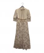 Snidelスナイデル）の古着「3pieceレースワンピース」｜ベージュ