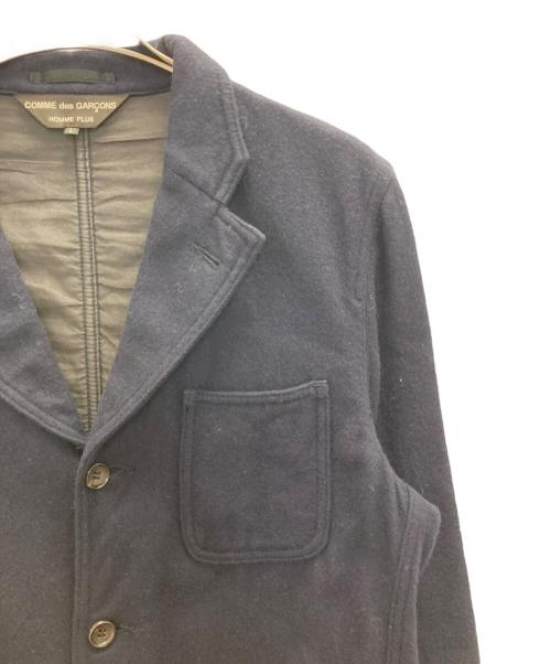 COMME des GARCONS HOMME PLUS（コムデギャルソンオムプリュス）COMME des GARCONS HOMME PLUS (コムデギャルソンオムプリュス) WOOL TAILORED JACKET ネイビー サイズ:Lの古着・服飾アイテム