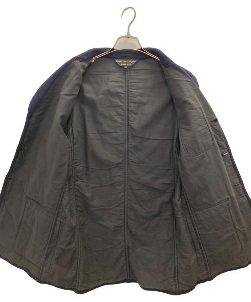 COMME des GARCONS HOMME PLUS（コムデギャルソンオムプリュス）COMME des GARCONS HOMME PLUS (コムデギャルソンオムプリュス) WOOL TAILORED JACKET ネイビー サイズ:Lの古着・服飾アイテム