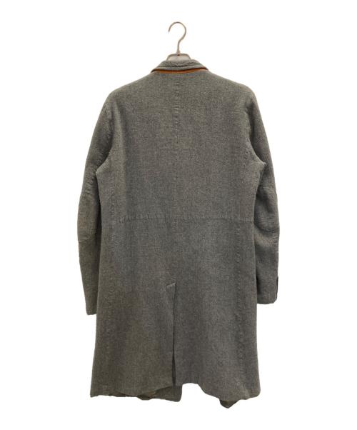 UNDERCOVER（アンダーカバー）UNDERCOVER (アンダーカバー) ウール縮絨チェスターコート グレー サイズ:5の古着・服飾アイテム