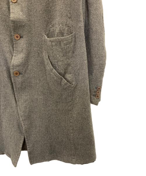 UNDERCOVER（アンダーカバー）UNDERCOVER (アンダーカバー) ウール縮絨チェスターコート グレー サイズ:5の古着・服飾アイテム