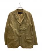 COMME des GARCONS HOMMEコムデギャルソン オム）の古着「3Bパッカリングテーラードジャケット」｜ベージュ