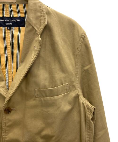 COMME des GARCONS HOMME（コムデギャルソン オム）COMME des GARCONS HOMME (コムデギャルソン オム) 3Bパッカリングテーラードジャケット ベージュ サイズ:Ⅼの古着・服飾アイテム
