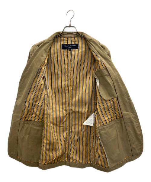 COMME des GARCONS HOMME（コムデギャルソン オム）COMME des GARCONS HOMME (コムデギャルソン オム) 3Bパッカリングテーラードジャケット ベージュ サイズ:Ⅼの古着・服飾アイテム