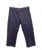 COMME des GARCONS HOMMEコムデギャルソン オム）の古着「製品染めイージーパンツ」｜ネイビー