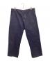 COMME des GARCONS HOMME（コムデギャルソン オム）の古着「製品染めイージーパンツ」｜ネイビー