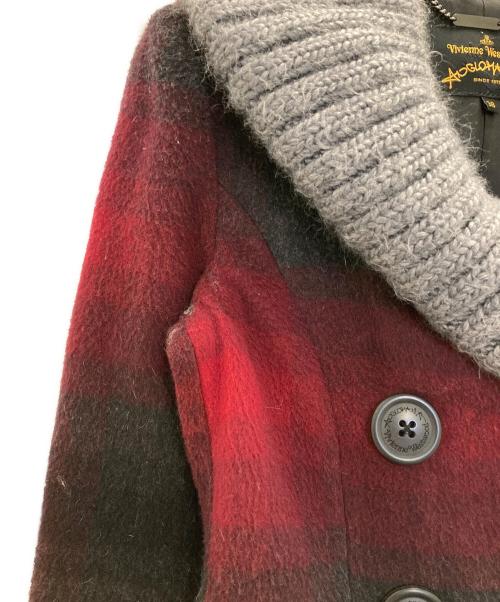 Vivienne Westwood ANGLOMANIA（ヴィヴィアンウエストウッドアングロマニア）VIVIENNE WESTWOOD ANGLOMANIA (ヴィヴィアンウエストウッドアングロマニア) チェスターコート レッド サイズ:38の古着・服飾アイテム