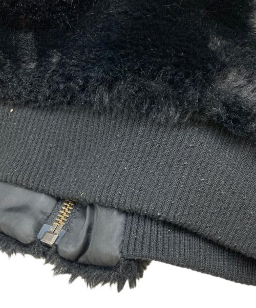 DANKE SCHON（ダンケ シェーン）Danke schon (ダンケ シェーン) CHECKER FUR BLOUSON ブラック サイズ:FREEの古着・服飾アイテム
