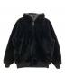 Danke schon（ダンケ シェーン）の古着「CHECKER FUR BLOUSON」｜ブラック