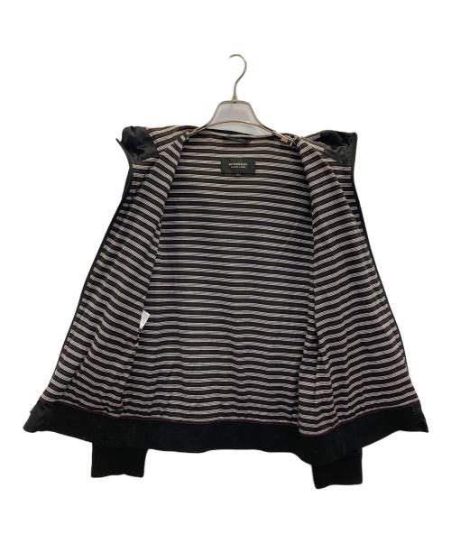 BURBERRY BLACK LABEL（バーバリーブラックレーベル）BURBERRY BLACK LABEL (バーバリーブラックレーベル) ナイロンダブルジップジャケット ブラック サイズ:Lの古着・服飾アイテム