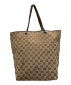 GUCCIグッチ）の古着「トートバッグ」｜ブラウン