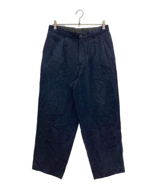 ISSEY MIYAKE MEN（イッセイミヤケメン）ISSEY MIYAKE MEN (イッセイミヤケメン) レーヨンスラックス ネイビー サイズ:Ⅼの古着・服飾アイテム