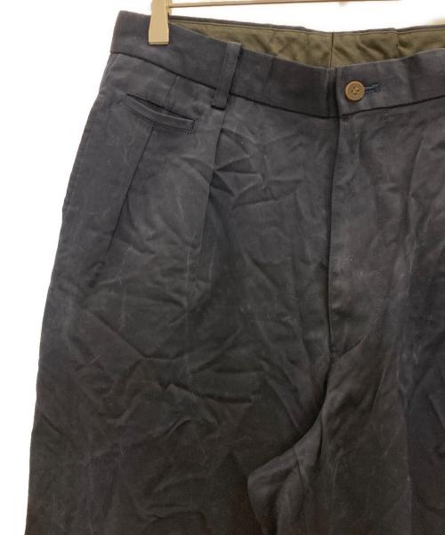 ISSEY MIYAKE MEN（イッセイミヤケメン）ISSEY MIYAKE MEN (イッセイミヤケメン) レーヨンスラックス ネイビー サイズ:Ⅼの古着・服飾アイテム