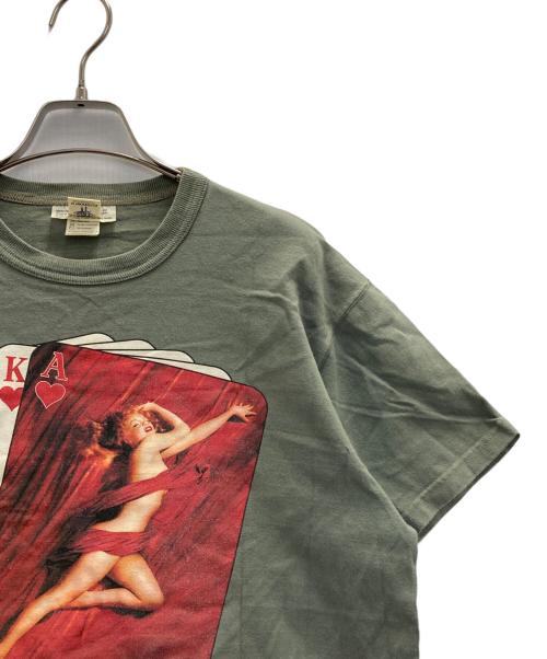 TOYS MCCOY（トイズマッコイ）TOYS McCOY (トイズマッコイ) マリリンモンロートランププリントT グリーン サイズ:Lの古着・服飾アイテム