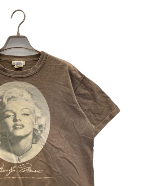 TOYS MCCOY（トイズマッコイ）TOYS McCOY (トイズマッコイ) マリリンモンローTee ブラウン サイズ:Lの古着・服飾アイテム