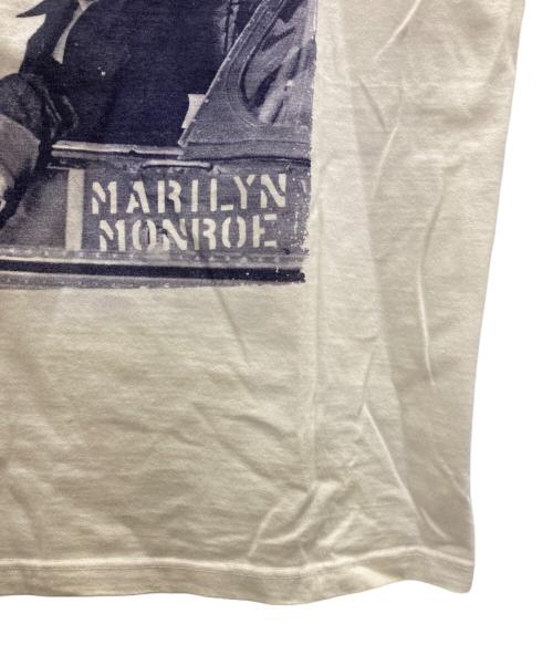 TOYS MCCOY（トイズマッコイ）TOYS McCOY (トイズマッコイ) マリリンモンローリンガーTee ホワイト×ネイビー サイズ:Lの古着・服飾アイテム